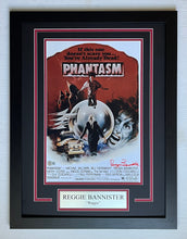 Load image into Gallery viewer, Reggie Bannister autograph signed PHANTASM 12x18 Movie Poster Framed Display