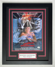 Load image into Gallery viewer, Heather Langenkamp signed A NIGHTMARE On ELM STREET 11x14 Framed Movie Display
