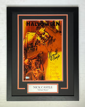 Load image into Gallery viewer, Nick Castle Autograph Signed Halloween Movie Poster 11x17 Framed Display