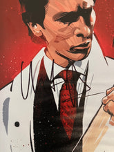 Load image into Gallery viewer, Christian Bale Autograph Signed American Psycho 12x18 Movie Poster Framed Display