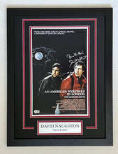 Load image into Gallery viewer, David Naughton Signed An American Werewolf in London 11x17 Movie Poster Framed Display