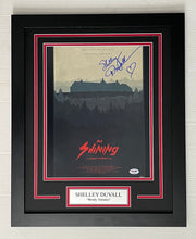 Load image into Gallery viewer, Shelley Duvall Autograph Signed The Shining 11x14 Movie Poster Framed Display