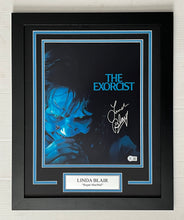 Load image into Gallery viewer, Linda Blair Autograph Signed The Exorcist 11x14 Movie Poster Framed Display