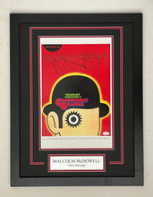 Load image into Gallery viewer, Malcolm McDowell Autograph Signed Clockwork Orange 11x17 Movie Framed Display