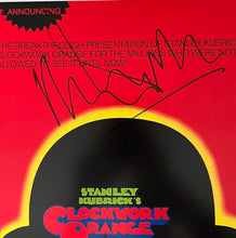 Load image into Gallery viewer, Malcolm McDowell Autograph Signed Clockwork Orange 11x17 Movie Framed Display
