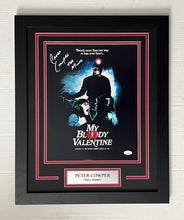Load image into Gallery viewer, Peter Cowper Signed Autographed My Bloody Valentine 11x14 Movie Poster Framed Display