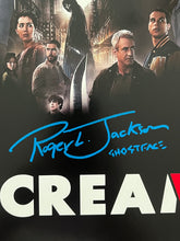 Load image into Gallery viewer, Roger L Jackson signed autographed Scream 11x17 Movie Poster Framed Display