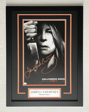 Load image into Gallery viewer, James Jude Courtney autograph signed HALLOWEEN ENDS 11x17 Movie Poster Framed Display