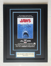 Load image into Gallery viewer, Richard Dreyfuss Autograph Signed JAWS 11x17 Movie Poster Framed