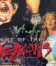 Load image into Gallery viewer, Amelia Kinkade autograph signed NIGHT Of THE DEMONS 11x14 Framed Movie Display