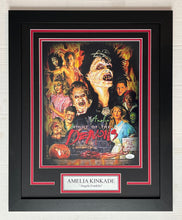 Load image into Gallery viewer, Amelia Kinkade autograph signed NIGHT Of THE DEMONS 11x14 Framed Movie Display