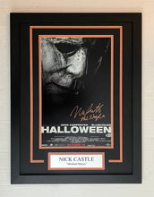 Load image into Gallery viewer, Nick Castle Autograph Signed HALLOWEEN 12x18 Movie Poster Framed Display