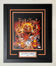 Load image into Gallery viewer, Quinn Lord Autograph Signed Trick R Treat 11x14 Movie Poster Framed Display