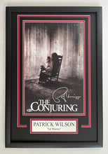 Load image into Gallery viewer, Patrick Wilson Signed The Conjuring 11x17 Movie Poster Framed