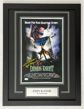 Load image into Gallery viewer, John Kassir Autograph Signed Demon Knight 11x17 Movie Poster Framed