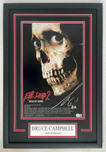Load image into Gallery viewer, Bruce Campbell autograph Signed THE EVIL DEAD 2 12x18 Movie Poster Display