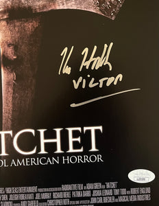 Kane Hodder Autograph Signed Hatchet 11x17 Movie Poster Framed Display