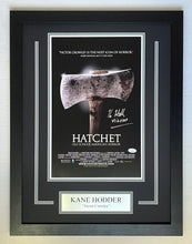 Load image into Gallery viewer, Kane Hodder Autograph Signed Hatchet 11x17 Movie Poster Framed Display
