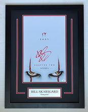 Load image into Gallery viewer, Bill Skarsgard Autograph Signed It 11x17 Movie Poster Framed Display
