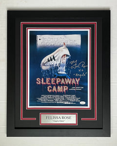 Felissa Rose autographed signed SLEEPAWAY CAMP 11x14 Framed Movie Display