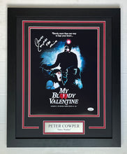 Load image into Gallery viewer, Peter Cowper Signed Autographed My Bloody Valentine 11x14 Movie Poster Framed Display
