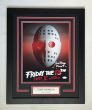 Load image into Gallery viewer, Tom Morga Signed Friday the 13th Part V 11x14 Movie Poster Framed Display
