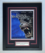 Load image into Gallery viewer, David Naughton Signed An American Werewolf in London 11x14 Movie Framed Display
