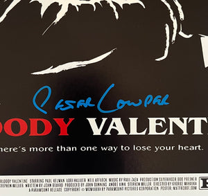 Peter Cowper Signed Autographed My Bloody Valentine 11x14 Movie Poster Framed Display