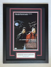 Load image into Gallery viewer, David Naughton Signed An American Werewolf in London 11x17 Movie Poster Framed Display
