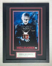 Load image into Gallery viewer, Doug Bradley Autograph Signed Hellraiser 11x17 Movie Poster Framed Display
