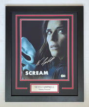 Load image into Gallery viewer, Neve Campbell autograph signed SCREAM Movie Poster 11x14 Framed Display
