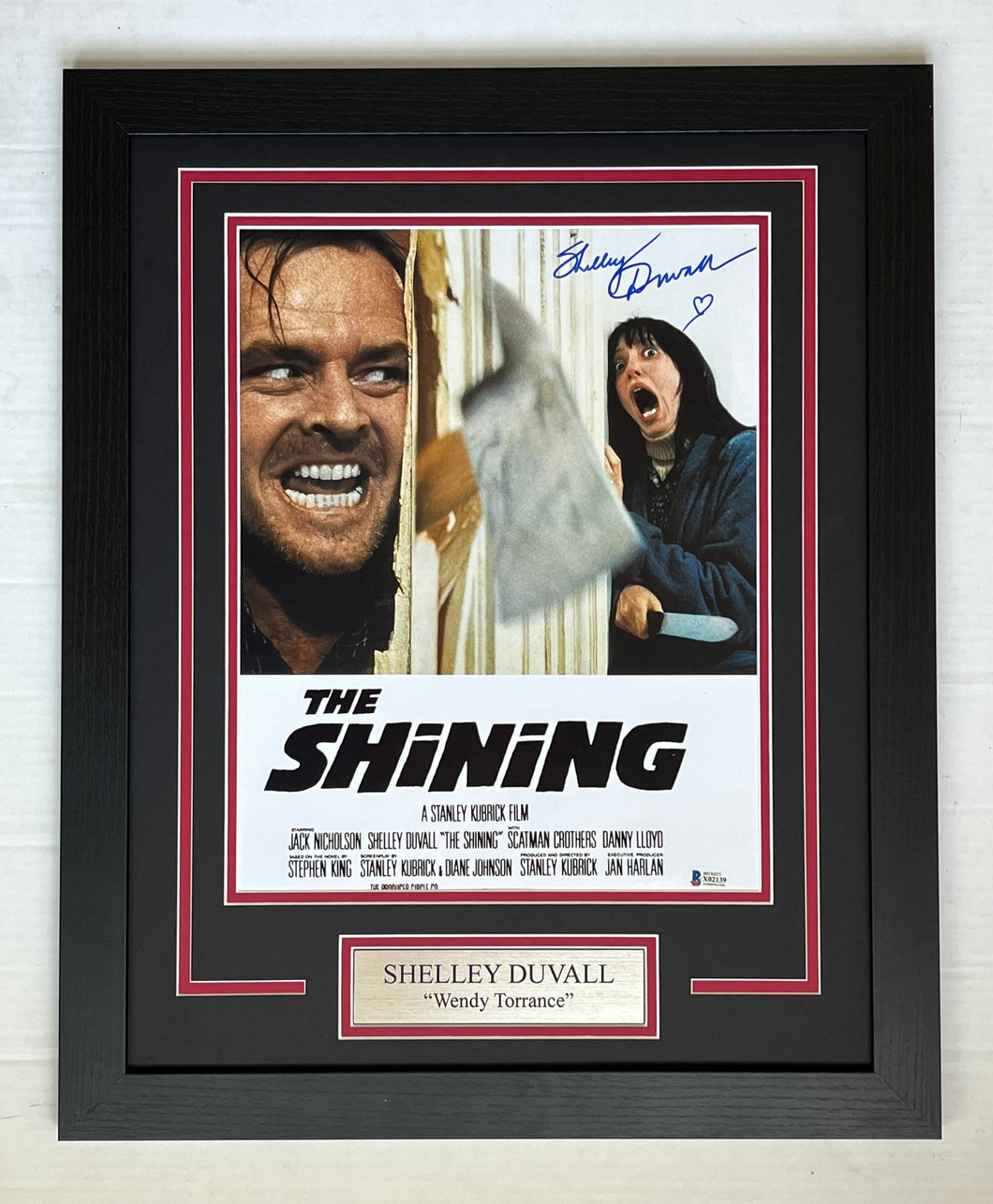 Shelley Duvall Autograph Signed The Shining 11x14 Movie Poster Framed Display