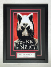 Load image into Gallery viewer, Sharni Vinson Autograph Signed YOU&#39;RE NEXT 11x17 Movie Poster Framed Display
