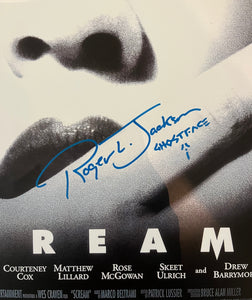 Roger L Jackson signed autographed Scream 11x17 Movie Poster Framed Display