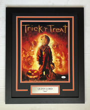 Load image into Gallery viewer, Quinn Lord Autograph Signed Trick R Treat 11x14 Movie Poster Framed Display
