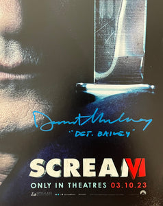 Dermot Mulroney Autograph Signed SCREAM 11x17 Movie Poster Framed Display (Copy)