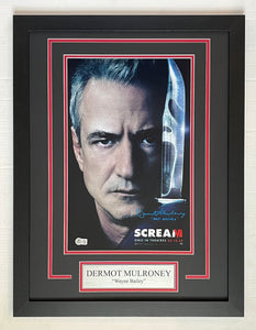 Dermot Mulroney Autograph Signed SCREAM 11x17 Movie Poster Framed Display (Copy)