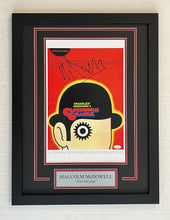 Load image into Gallery viewer, Malcolm McDowell Autograph Signed Clockwork Orange 11x17 Movie Framed Display
