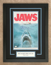 Load image into Gallery viewer, Richard Dreyfuss Autograph Signed JAWS 11x17 Movie Poster Framed Display
