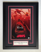 Load image into Gallery viewer, Richard Dreyfuss Autograph Signed JAWS 11x17 Movie Poster Framed Display
