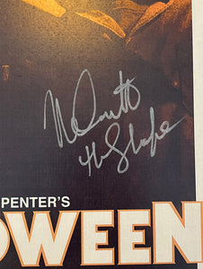 Nick Castle Autograph Signed HALLOWEEN 11x17 Movie Poster Framed Display