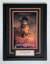 Load image into Gallery viewer, Quinn Lord Autograph Signed Trick R Treat 11x17 Movie Poster Framed
