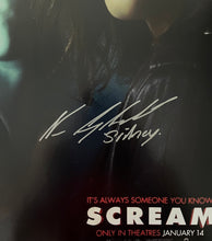 Load image into Gallery viewer, Neve Campbell autograph signed SCREAM Movie Poster 11x17 Framed Display
