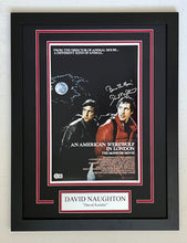 Load image into Gallery viewer, David Naughton Signed An American Werewolf in London 11x17 Movie Poster Framed Display
