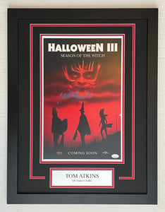 Tom Atkins signed autographed Halloween 3 Movie Poster 11x17