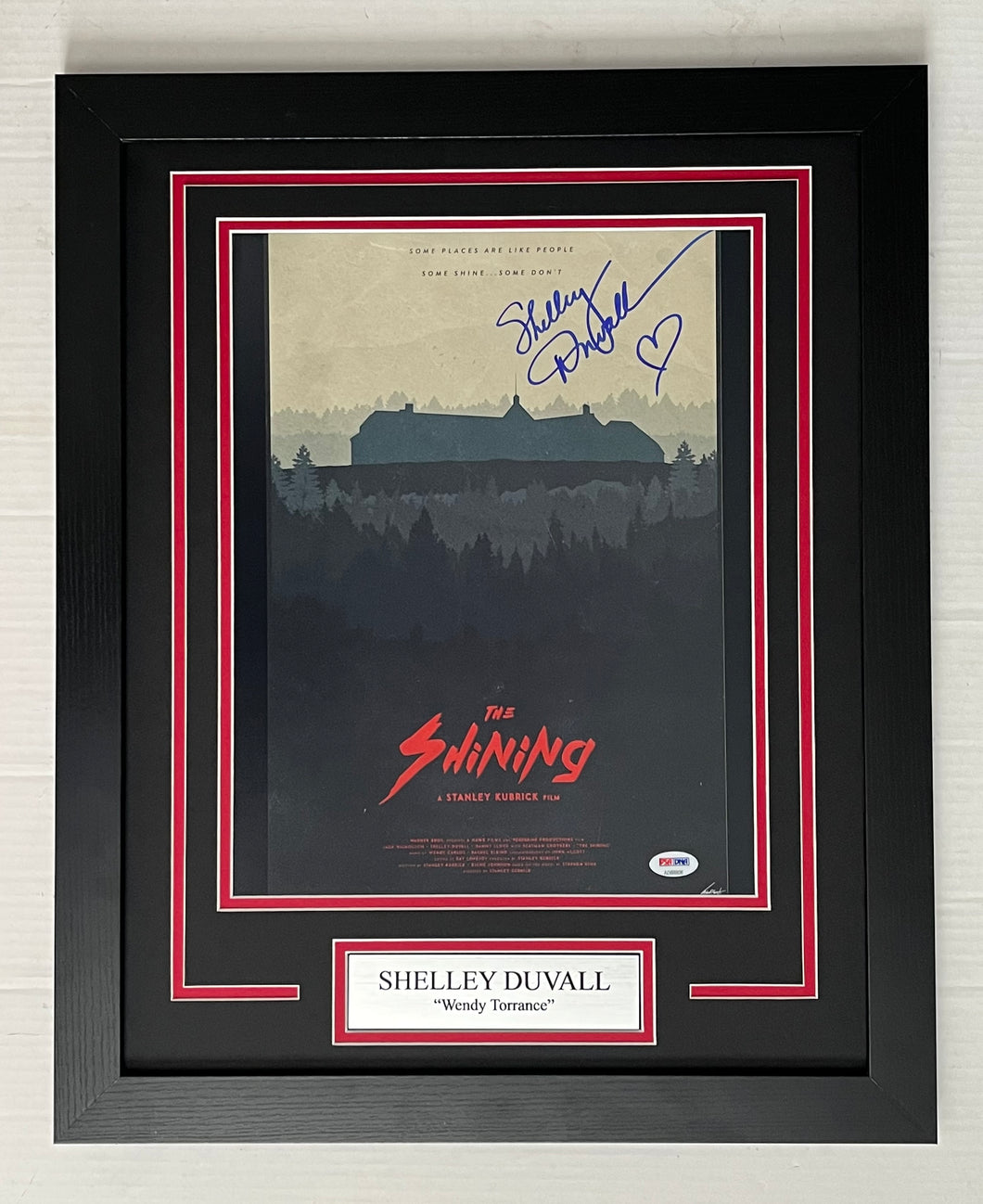 Shelley Duvall Autograph Signed The Shining 11x14 Movie Poster Framed Display