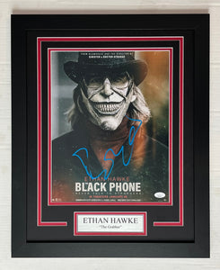 Ethan Hawke signed autograph BLACK PHONE 11x14 Movie Poster Framed Display