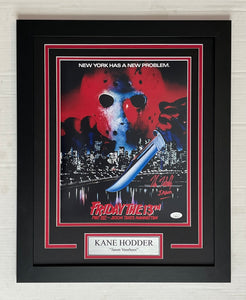 Kane Hodder signed autographed Friday the 13th Part 8 - 11x14 Movie Framed Display