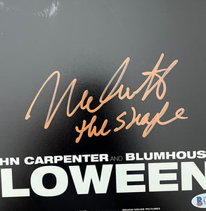 Nick Castle Autograph Signed HALLOWEEN 12x18 Movie Poster Framed Display