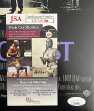 Load image into Gallery viewer, Linda Blair Autographed Signed The Exorcist 11x17 Movie Poster Framed Display
